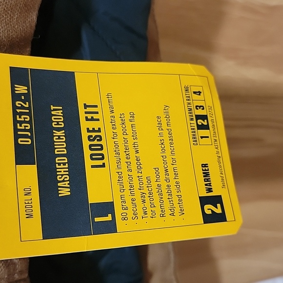 New Carhartt Women's Loose Fit Jacket - Picture 6 of 6